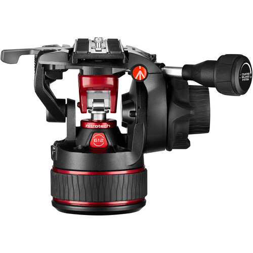 Manfrotto MVK612TWINFC 612 Fluid Head, 645 FAST Twin Karbon Fiber Tripod Kiti