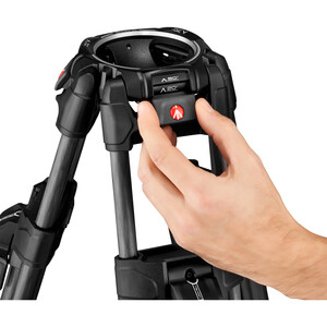 Manfrotto MVK612TWINFC 612 Fluid Head, 645 FAST Twin Karbon Fiber Tripod Kiti - Thumbnail