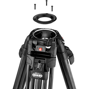 Manfrotto MVK612TWINFC 612 Fluid Head, 645 FAST Twin Karbon Fiber Tripod Kiti - Thumbnail