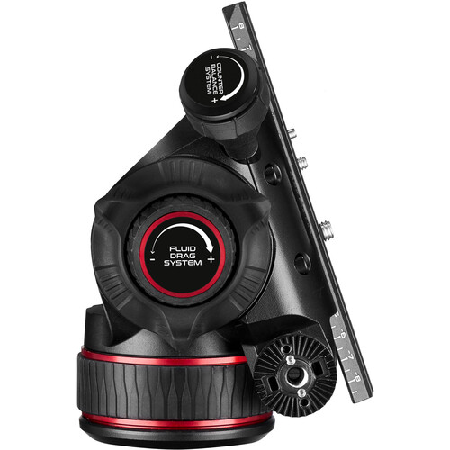 Manfrotto MVK612TWINFC 612 Fluid Head, 645 FAST Twin Karbon Fiber Tripod Kiti