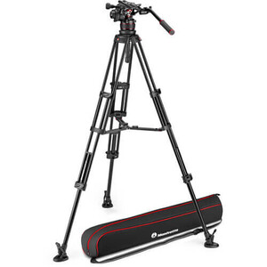 Manfrotto MVK612TWINGA Nitrotech 612 Video Başlıklı Alüminyum Çift Bacaklı Tripod - Thumbnail