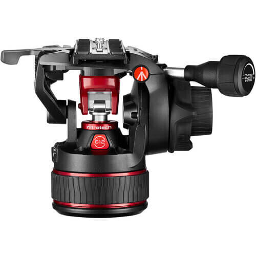 Manfrotto MVK612TWINGA Nitrotech 612 Video Başlıklı Alüminyum Çift Bacaklı Tripod