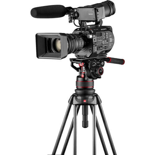 Manfrotto MVK612TWINGA Nitrotech 612 Video Başlıklı Alüminyum Çift Bacaklı Tripod