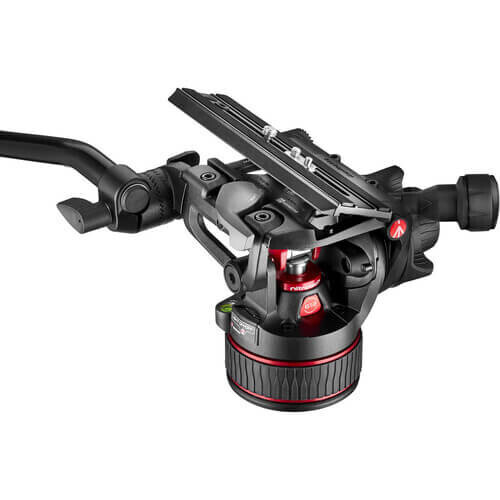 Manfrotto MVK612TWINGA Nitrotech 612 Video Başlıklı Alüminyum Çift Bacaklı Tripod