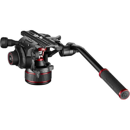 Manfrotto MVK612TWINGA Nitrotech 612 Video Başlıklı Alüminyum Çift Bacaklı Tripod
