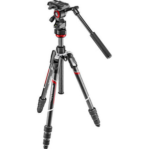 Manfrotto - Manfrotto MVKBFRTC-Live Befree Karbon Fiber Video Tripod