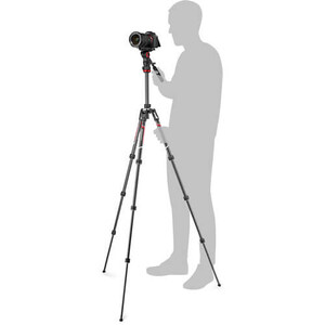Manfrotto - Manfrotto MVKBFRTC-Live Befree Karbon Fiber Video Tripod (1)