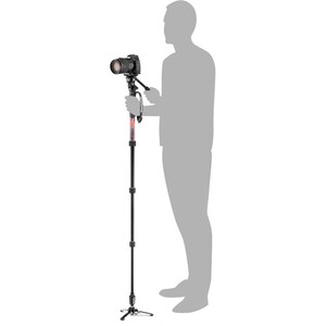 Manfrotto MVMELMIIA4LIVE Element MII Akışkan Başlıklı Video Monopod Kit - Thumbnail