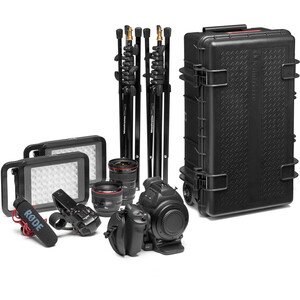Manfrotto Pro Light Reloader Tough-55 Hardcase Kamera Çantası (Siyah- yüksek kapaklı) - Thumbnail