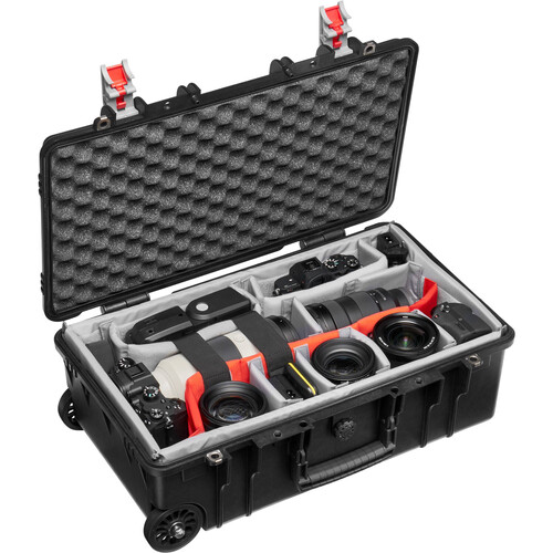 Manfrotto Pro Light Reloader Tough-55 Hardcase Taşıma Çantası (Siyah- düşük kapaklı)