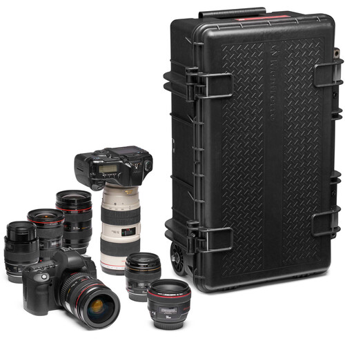 Manfrotto Pro Light Reloader Tough-55 Hardcase Taşıma Çantası (Siyah- düşük kapaklı)
