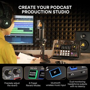Maono - Maono AME2A Podcast & Ses Prodüksiyon Seti (1)
