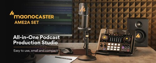 Maono AME2A Podcast & Ses Prodüksiyon Seti
