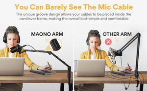 Maono BA90 Boom Arm Mikrofon Standı - Thumbnail