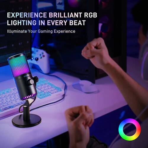 Maono DM30RGB USB Gaming Mikrofon (Siyah)
