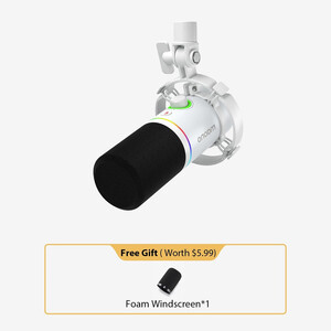 Maono - Maono PD200X USB/XLR Dinamik Mikrofon (Beyaz)