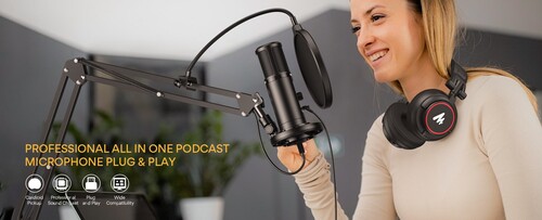 Maono PM422 Podcast USB Mikrofon Seti