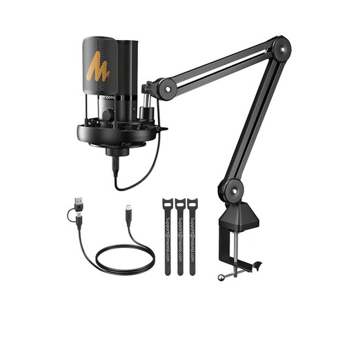 Maono PM450S USB Condenser Podcast Mikrofon Seti