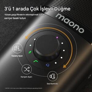 Maono PM450S USB Condenser Podcast Mikrofon Seti - Thumbnail