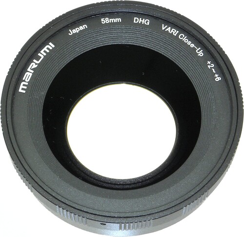 Marumi 58mm Vari Close-up +2 to +6