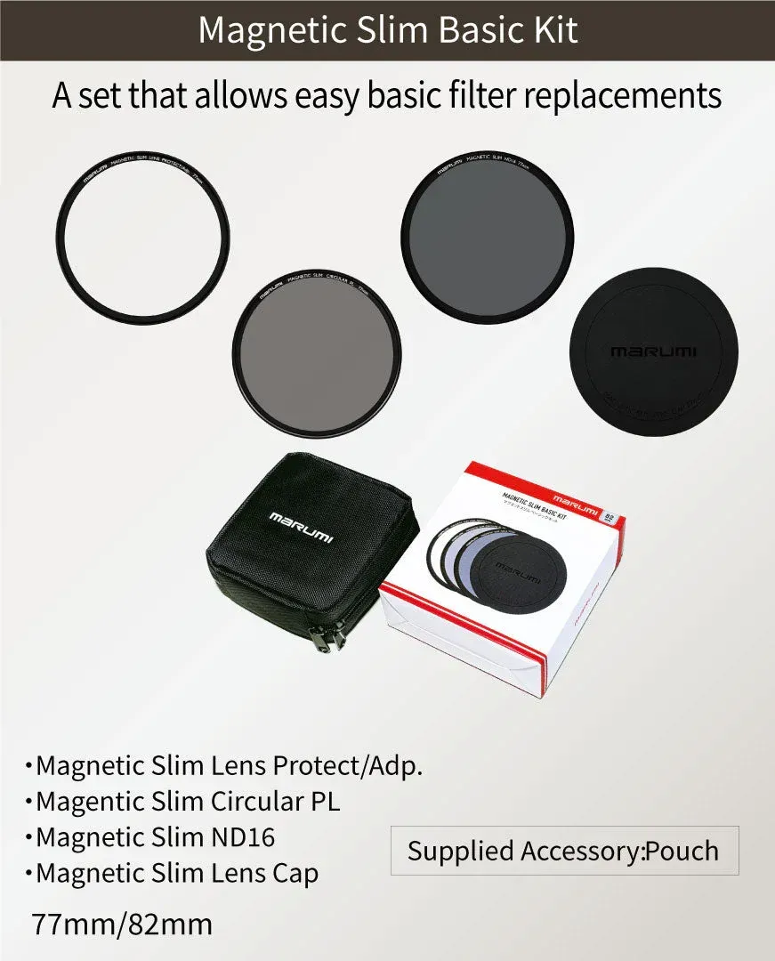 Marumi Magnetic Slim Basic Kit 82 mm - Thumbnail