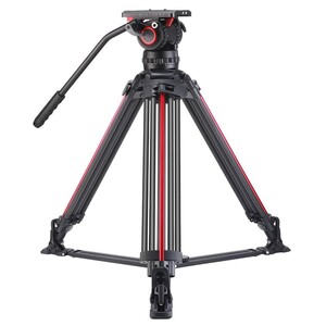 Miliboo - Miliboo M25DL Hidrolik Kafalı Profesyonel Alüminyum Tripod