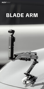 Movmax Blade Arm for DJI Pocket 3/Insta360 X4/Insta360 X5 - Thumbnail