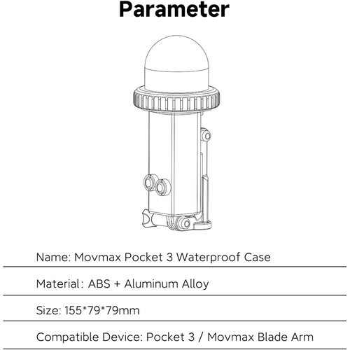 Movmax Blade Pocket 3 Housing