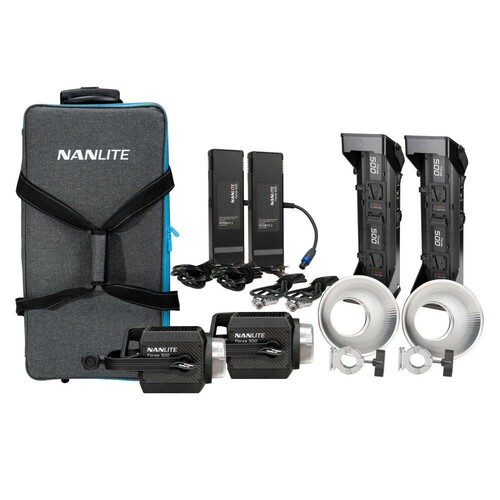 Nanlite Forza 500 2'li Beyaz LED Video Işığı (1Gün Sonra Teslim)