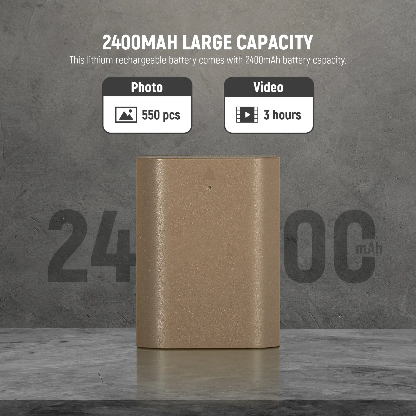 Neewer 2400mAh NP-FZ100 Yedek Batarya (Sony Uyumlu) - Thumbnail
