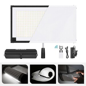 Neewer - Neewer 30x53cm Katlanabilir 512 LED Işık Paneli 3'lü Set