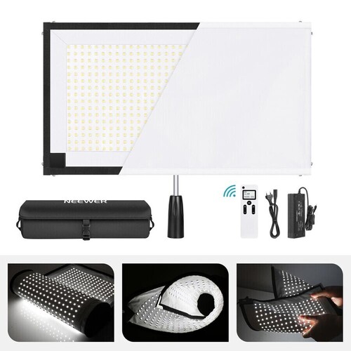 Neewer 30x53cm Katlanabilir 512 LED Işık Paneli 3'lü Set