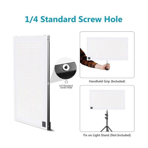 Neewer 30x53cm Katlanabilir 512 LED Işık Paneli 3'lü Set