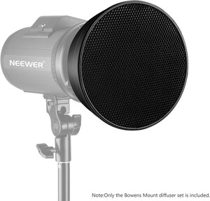Neewer - NEEWER 7 İnç Reflektör ve 20°/40°/60° Petek Izgara Seti (1)
