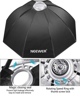 Neewer 80cm X 80cm Octagon Şemsiye - Thumbnail