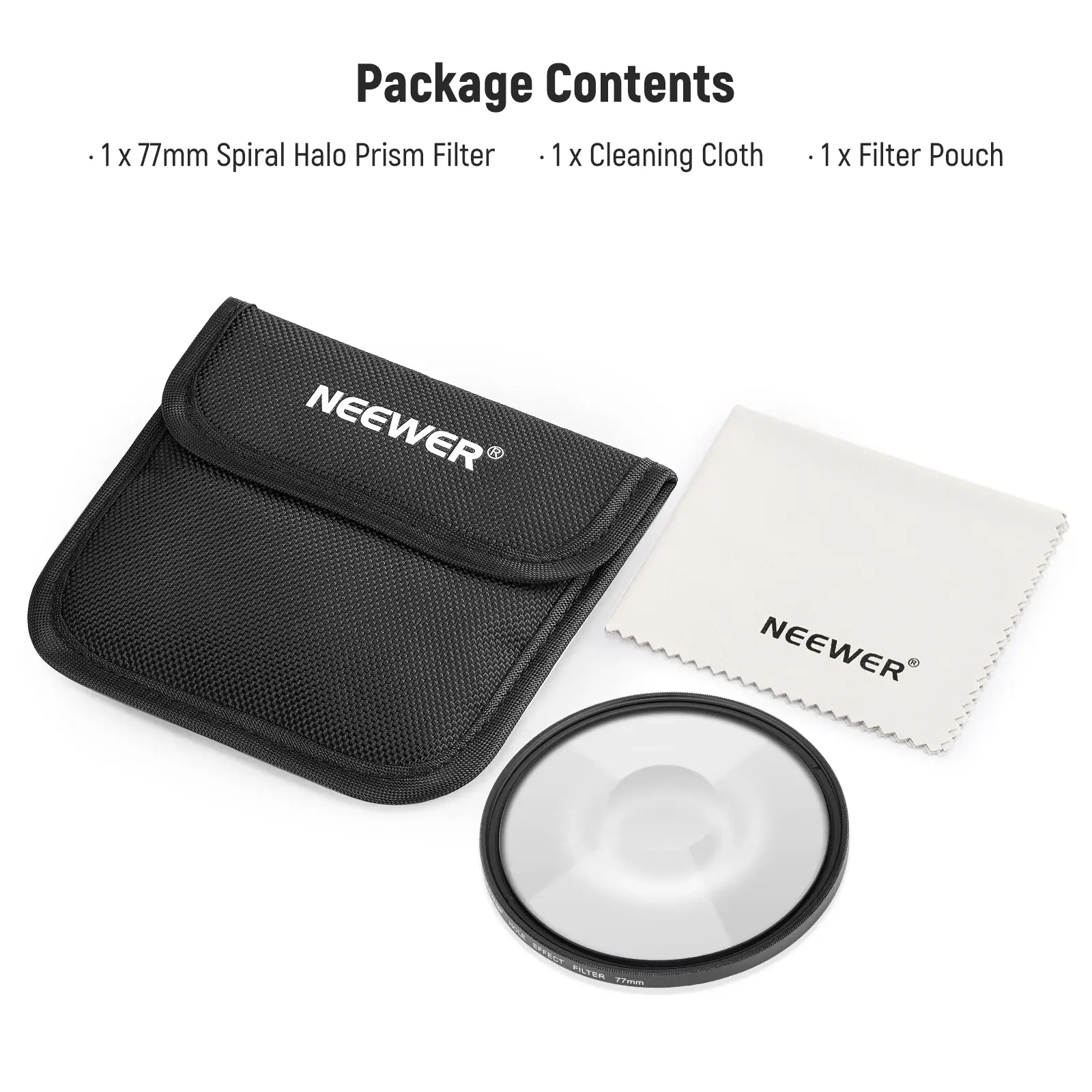 Neewer - Neewer 82mm Spiral Halo Camera Lens Filter Sinematik Özel Efekt Filtresi (1)
