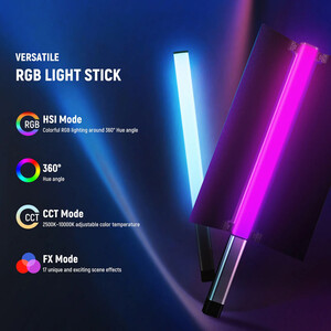 Neewer - Neewer CL124 RGB El Tipi LED Işık Tüpü (1)