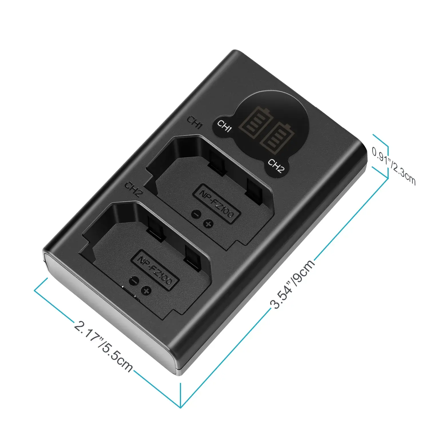 Neewer Dual USB Charger (Sony NP-FZ100 Uyumlu İkili Şarj Cihazı)