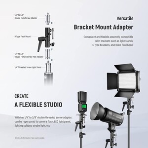 Neewer FB-1 H Tip Evrensel Flaş Tutucu İkili Kit - Thumbnail