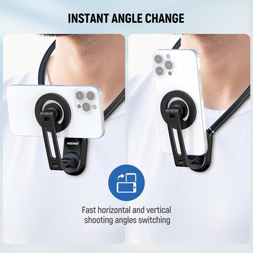 NEEWER GP-16 Manyetik Telefon ve Aksiyon Kamerası Boyun Askısı (Neck Mount Holder)
