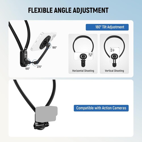 NEEWER GP-16 Manyetik Telefon ve Aksiyon Kamerası Boyun Askısı (Neck Mount Holder)