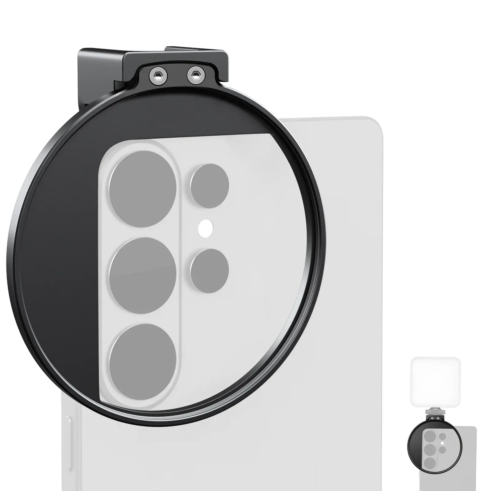Neewer - NEEWER LA009 67mm Telefon Filtre Yuvası Klipsi