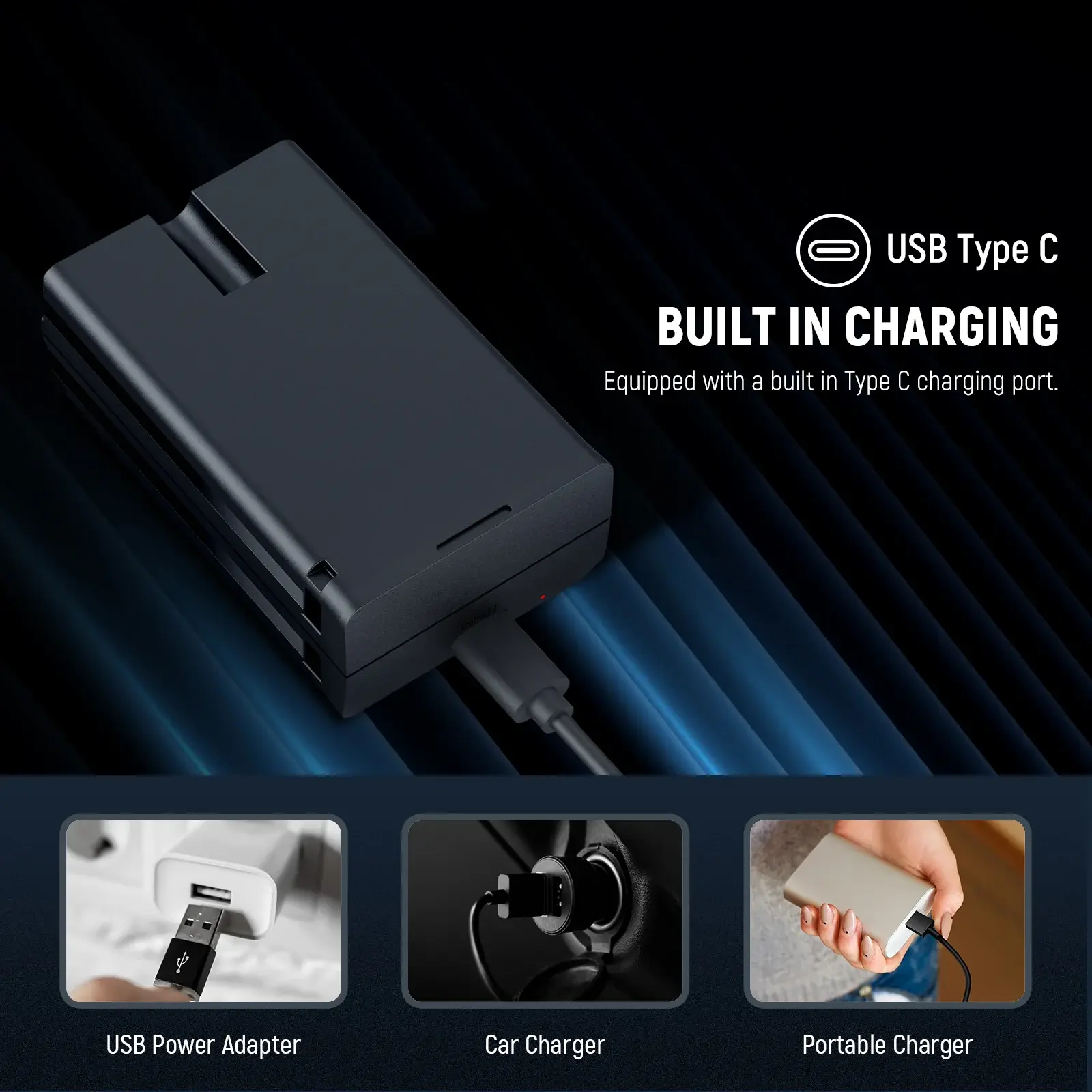 NEEWER NB-Z1 Pro 7.2V 3000mAh Li-ion Yedek Batarya - Thumbnail