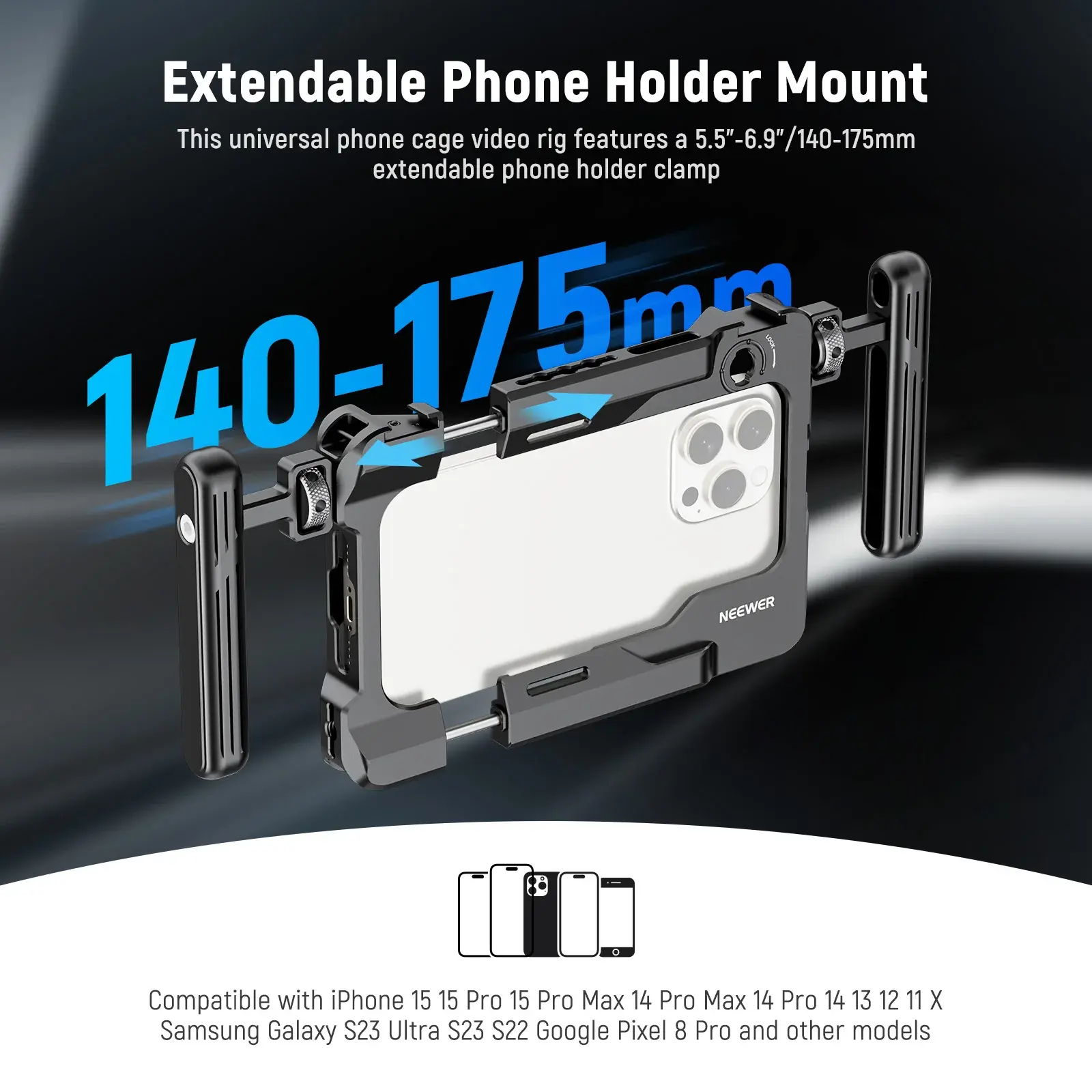 Neewer PA017 Telefon Kafesi & 67mm Filtre adaptörlü