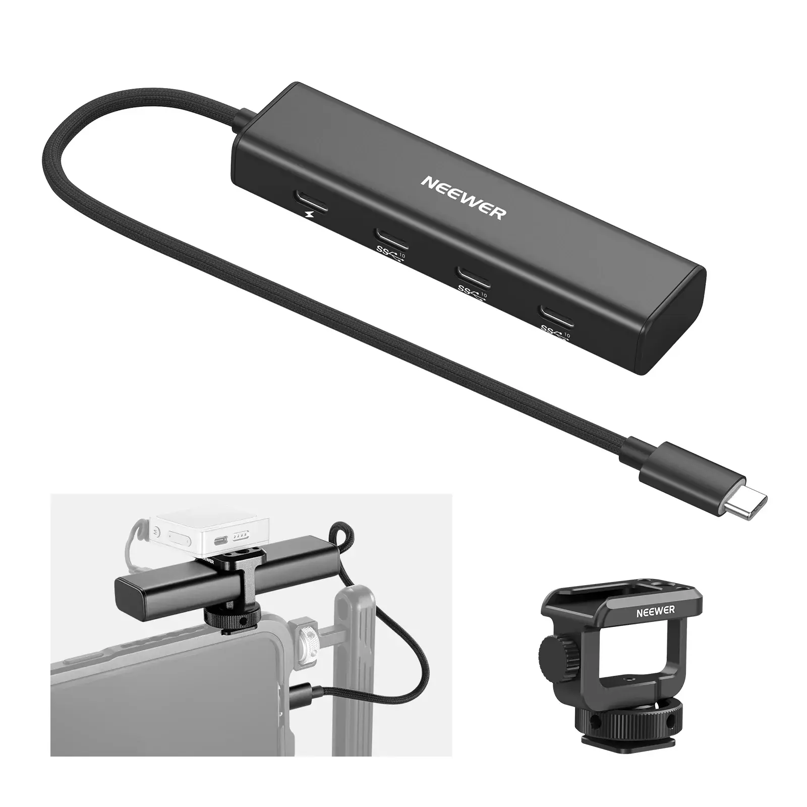Neewer - NEEWER PS020E USB-C Hub 4-in-1 10Gbps