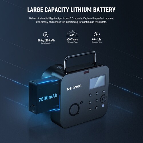 Neewer Q4 400Ws 2.4G TTL Ürün Çekim Seti (Masa)
