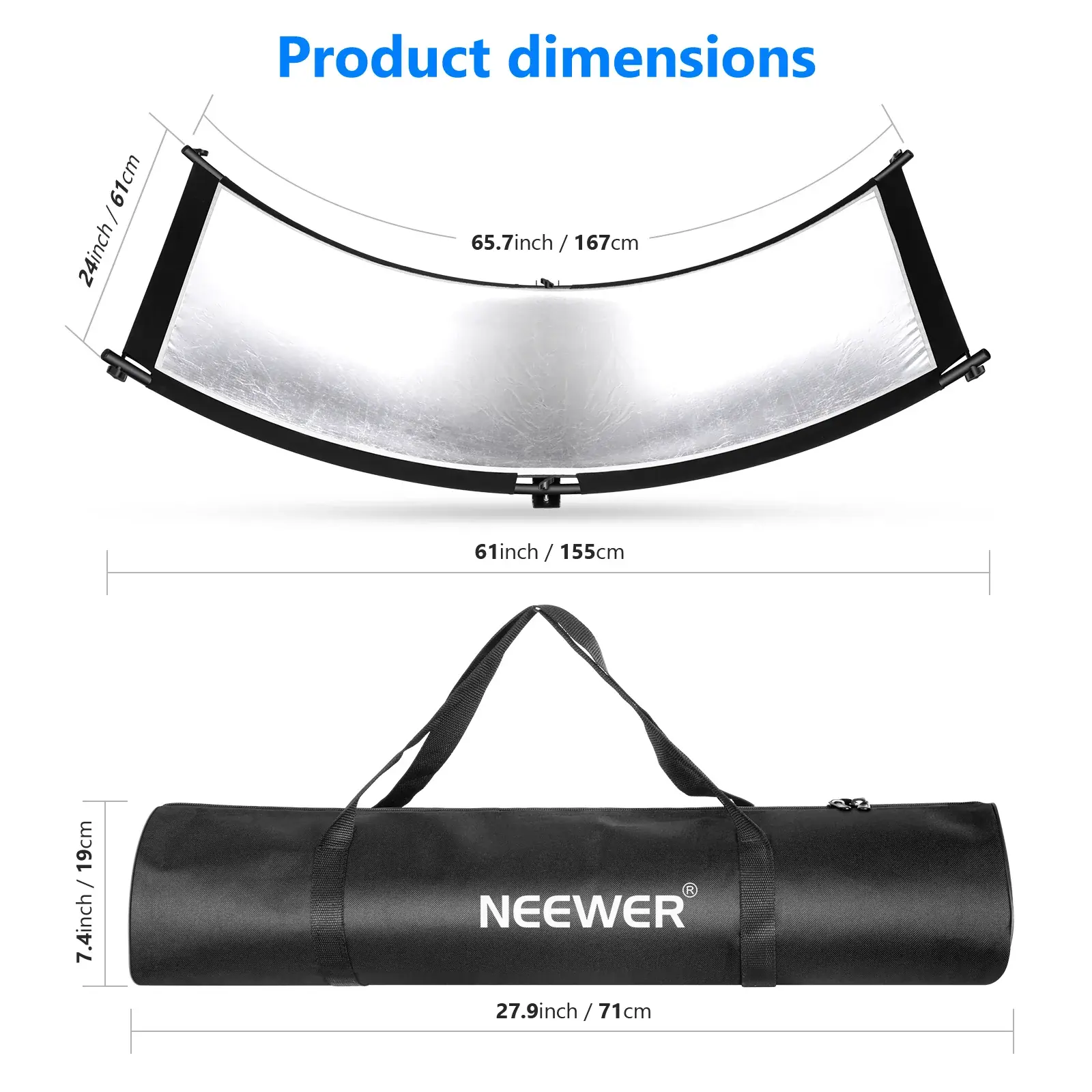 NEEWER RF-01 Yassı Reflektör 60x90cm