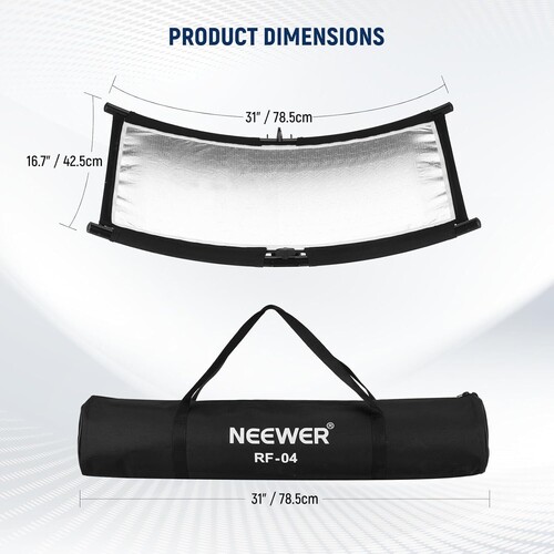 NEEWER RF-04 Yassı Reflektör 75x40cm
