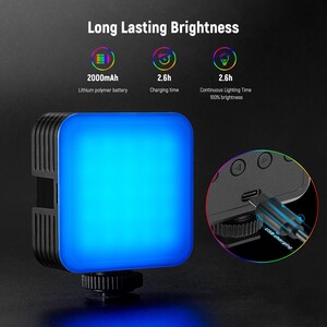 NEEWER RGB61 RGB Mini Mobil Video Işığı - Thumbnail