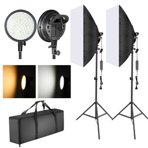 Neewer Softbox 3200K-5500K Bi Color LED Işık Kiti (10094277) - Thumbnail